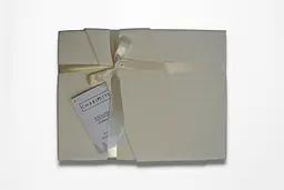 Постільна білизна Charlotte Cream Сатин-Stripe / простирадло на резинці 180x200см Cotton Shine pbe0052113 - мініатюра 2