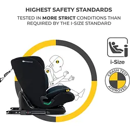 Автокрісло Kinderkraft Oneto3 i-Size Graphite Black чорне (00-00305212) - мініатюра 11