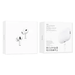 Бездротові вакуумні навушники Hoco EW77, BT5.4, TWS, 30mAh, 300mAh, 4h, white - мініатюра 8