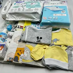 Готовий набір для малюка до пологового будинку (24 одиниці + прозора сумка в подарунок) нейтральний Baby ЕкоМама - мініатюра 2
