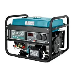 Konner & Sohnen Генератор бензиновий KS 3000E, 230В, 3.0кВт, електростартер, 46.1кг - мініатюра 3