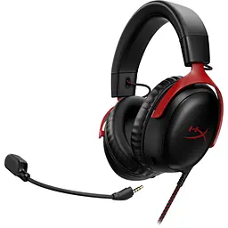 Гарнітура HyperX Cloud III 3.5 мм/USB-A/USB-C Black/Red (727A9AA) - мініатюра 5
