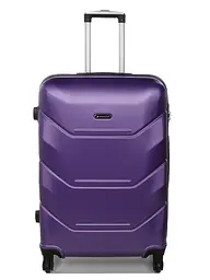 Валіза велика L Madisson Snowball 32303 пластикова 105л Фіолетовий - мініатюра 2