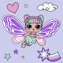 Картина за номерами "L.O.L. Surprise! O.M.G. Fairies Sweetiefly" KHO1091, 40х40 см