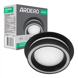 Вбудований світильник Ardero DL2812 під лампу чорний (80598)