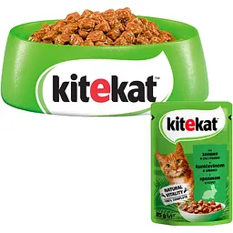 Набір вологого корму для котів Kitekat з кроликом в соусі 2.38 кг (28 шт. х 85 г) - мініатюра 3