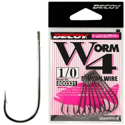 Крючок Decoy Worm4 Strong Wire 2 (9 шт/уп)