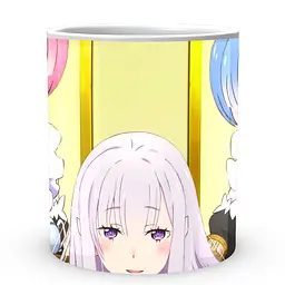 Кухоль GeekLand Re:Zero. Життя з нуля в альтернативному світі Емілія Рам Рем RZ 02.006 330 мл білий - мініатюра 2