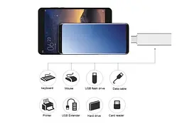 Адаптер перехідник GT Type-C 3.1 на USB 3.0 Сірий (С051250) - мініатюра 3