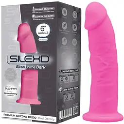 Фалоімітатор SilexD Robby 15.5 см рожевий - мініатюра 2
