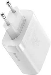 Мережевий зарядний пристрій Baseus Xiaomirror Lake Digital Display 4 USB 2.4 A CCJMHB-B02 White - мініатюра 3