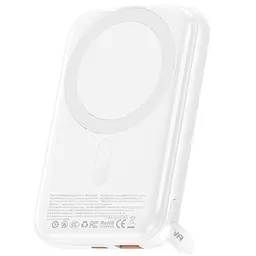 Портативний ЗП Power Bank Amaya NX005 22.5W з БЗП 10000 mAh White