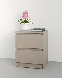 Приліжкова тумба MebelStar Нео 40x43x53 см Кашемір (MBS-1184)