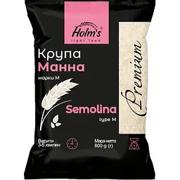 Крупа манна Holm's light food 800 г