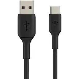Кабель Belkin USB-A > USB-C заряджання/синхронізації 1м, 15Вт, Type-C, PVC, чорний teh0013708