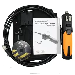 Професійний ендоскоп TESLONG WF200-3M - IP67, Wi-Fi, 8.5 мм діаметр, 3 м довжина, 1 Мп CMOS, 1280х720 - мініатюра 2