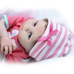 Силіконова колекційна лялька реборн reborn дівчина нана Reborn Dolls det0018828 - мініатюра 4