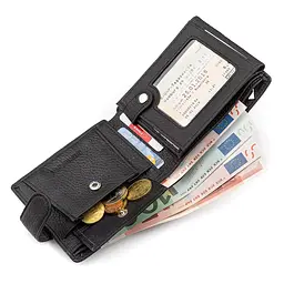 Чоловічий шкіряний гаманець (ST102) ST Leather 11,5х9,5х2,5 см acs0015182 - мініатюра 6