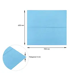 Самоклеюча панель 3D Sticker Wall 700х600х5мм Блакитні блоки 367 SW-00001465 - мініатюра 3