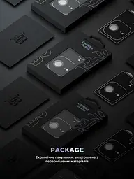 Захисне скло для камери Apple iPhone 16e/17e, Supreme BI, чорний колір, з рамкою, глянцеве скло для захисту лінз, протиударне, прозоре, з клейовим шаром по контуру, не впливає на якість фото, ArmorStandart (ARM84426) - мініатюра 12