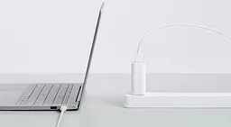 Мережевий зарядний пристрій WiWU Wi-U027 Cheer 30W GaN Fast Charger Silver - мініатюра 4