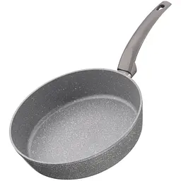 ARDESTO Сковорідка Gemini Gourmet з кришкою 26 см, сірий мармур, алюміній