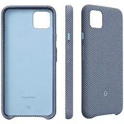 Протиударний чохол Google Soft Knit Fabric Case для Pixel 4 Blue Ish (GA01283) - мініатюра 2