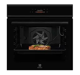Electrolux Духовий шафа електричний, 72л, A+, дисплей, конвекція, піроліз, телескопічні напрямні, чорний