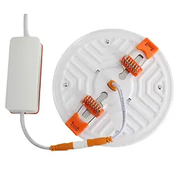 Світильник точковий врізний Євросвітло 9Вт коло LED-R-100-9 6400К без рамки (57945) - мініатюра 3