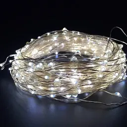 Світлодіодна гірлянда-штора Eurolamp Led 3х3 м USB 6000К (LED-GL-3x3/60(C)) - мініатюра 2