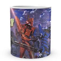 Кухоль GeekLand Evangelion Євангеліон EVA 002.19 330 мл білий - мініатюра 2
