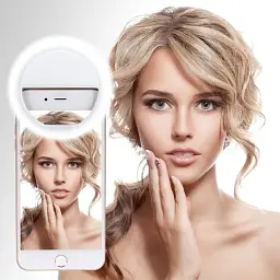Кільце для селфі Selfie Ring Light з підсвічуванням White (my004) - мініатюра 4