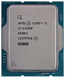 Процесор Intel Core i3 13100F (BX8071513100F) (Socket 1700, 8T, 4.5 ГГц, Box)