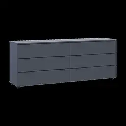 Комод Doros Рон 9 Графит 6 Ящик 160х38х62 (41516176) - миниатюра 10
