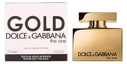 Оригінал Dolce Gabbana One Gold Eau De Parfum Intense 75 мл ТЕСТЕР парфумована вода