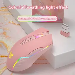 Миша Onikuma Gaming wireless CW905 RGB рожева - мініатюра 5