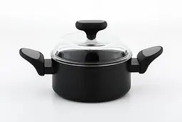 Каструля з кришкою Nois Salto Silver 830805 1.5 л 16 см чорна