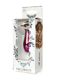 Анальна пробка - Jewellery Multicolour Plug Red S - мініатюра 7