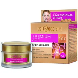 Денний та нічний крем Біокон Professional Effect Premium Age 65+ 50 мл