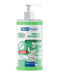 Засіб для миття посуду Антижир з евкаліптом Touch Protect 1000 мл