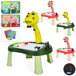 Стіл з проектором A-Toys для малювання «Динозавр» зі світлом (в асортименті) - мініатюра 2