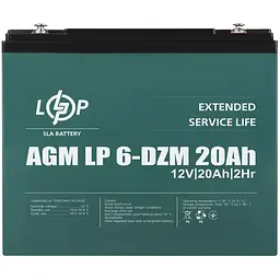 Акумулятор LogicPower LP 6-DZM-20 Ah тяговий свинцево-кислотний - мініатюра 4