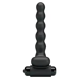 Кільце-насадка для подвійного проникнення - Pretty Love Hercules Penis Sheath III Black - мініатюра 6