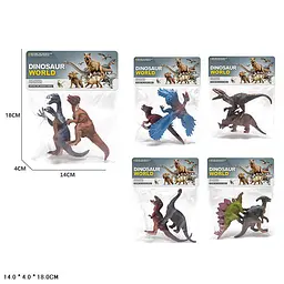 Фігурки динозаврів Dinosaur World, набір із 2 штук (KL-135) в асортименті