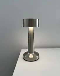 Настільна лампа з акумулятором Goldlux 327512 Simply LED 2700K+4000K+6500K IP20 срібляста - мініатюра 3
