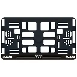 Рамка номера Audi Тип 2 під Американський номер 300х150 мм Кольоровий Логотип