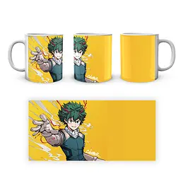 Кружка GeekLand Моя геройська академія My Hero Academia Деку на жовтому тлі MHA 02.550 - мініатюра 4