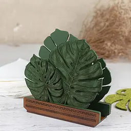 Дерев'яна серветниця VANZA MONSTERA - мініатюра 3