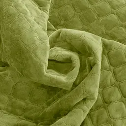 Покривало ТЕП Velour ромб круглий 210х150 см салатове (4-00515_22446) - мініатюра 2