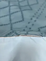 Комплект постільної білизни Ecotton Jaquard Сімейний 150х215 см бірюзовий Green (Сімейний) - мініатюра 7